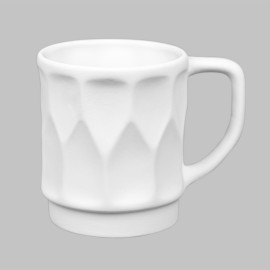 Ceramic Bisque Retro Mug - Case of 6 Ceramic Bisque Retro Mug - Case of 6